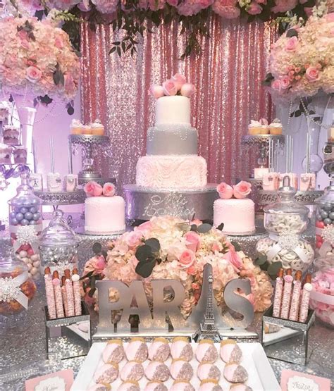 Decorations and more at disney store. Paris Quinceañera Party Ideas | Quince decorations ...