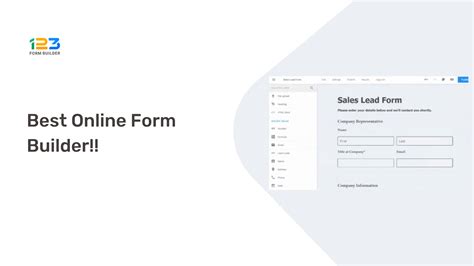 123formbuilder Lifetime Deal Create Online Forms With Drag And Drop