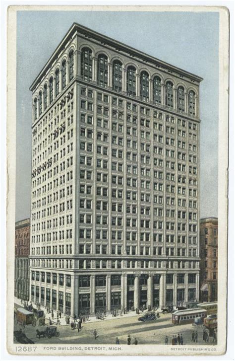 Ford Building Detroit Mich Nypl Digital Collections