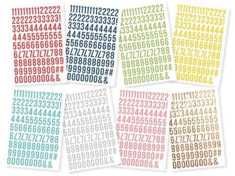 Number Stickers Simple Stories