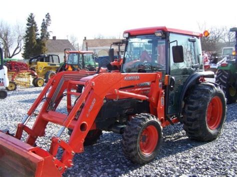 142 Kubota L5030 4x4 Compact Tractor W Loader Cab Lot 142