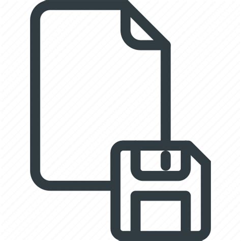 Documen File Floppy Paper Save Icon Download On Iconfinder