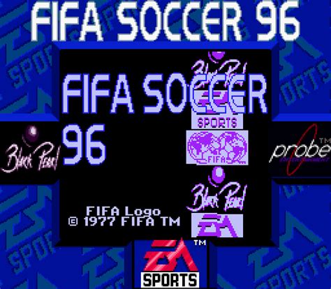 Fifa Soccer 96 Gallery Screenshots Covers Titles And Ingame Images