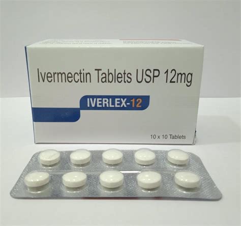 Iverlex 12 Ivermectin 12mg Tablets At Rs 3000box Ivermectin In