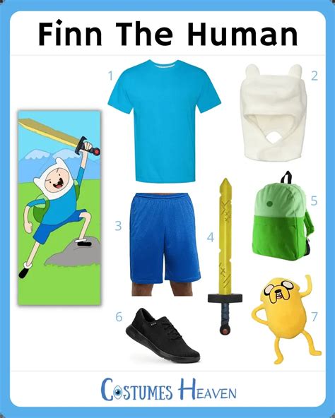 Finn The Human Costume For Cosplay And Halloween 2024