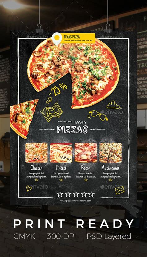 Pizza Restaurant Flyer Pizza Menu Design Pizza Restaurant Food Menu