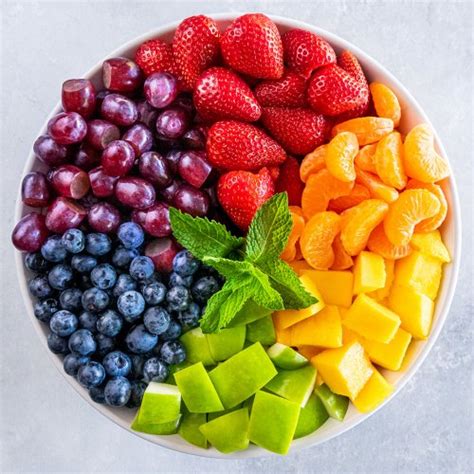 Rainbow Fruit Salad California Strawberry Commission