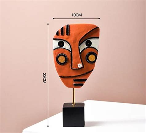 Abstract Face Figure Creative Art Resin Decorative Ornaments Etsy In
