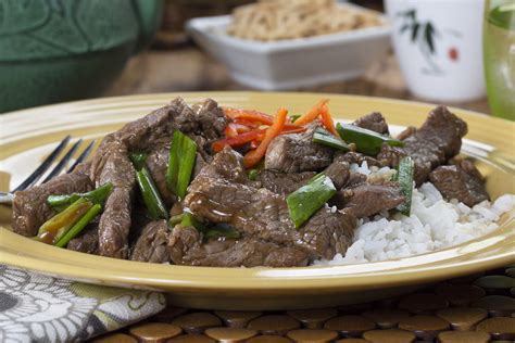 Two, the sweet flavor of the dark brown sugar mixed with the salty soy sauce and the strong ginger and garlic is incredibly addicting and three. Mongolian Beef | MrFood.com