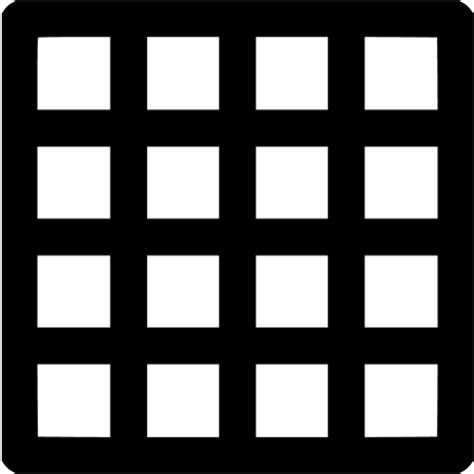 Black Grid Icon Free Black Grid Icons
