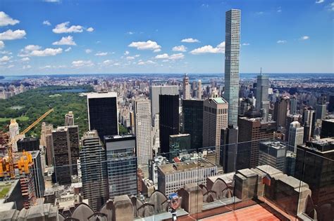 La Vista Desde El Centro Rockefeller En La Ciudad De Nueva York