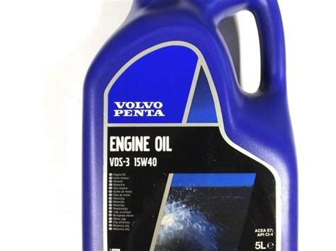 Volvo Penta Engine Oil 5l 15w40 Genuine 3840003 Diesel