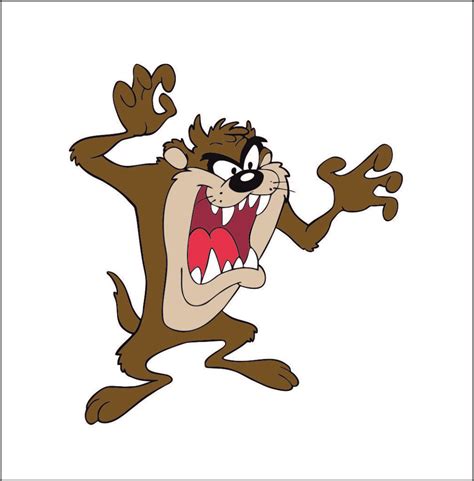 Tasmanian Devil Looney Tunes Logo Svgprinted