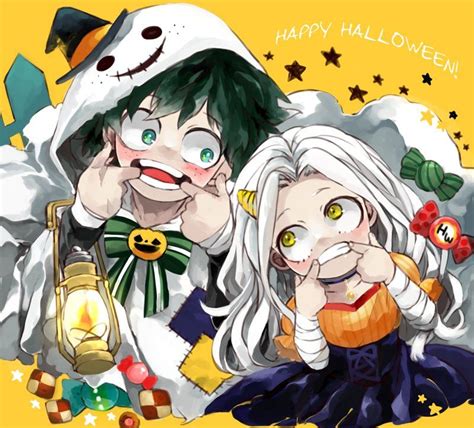 Characters Midoriya Izuku Eri Happy Halloween Personajes De Anime