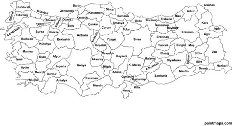 Ücretsiz Turkiye Haritasi Vektorel Eps Svg Pdf Png Adobe