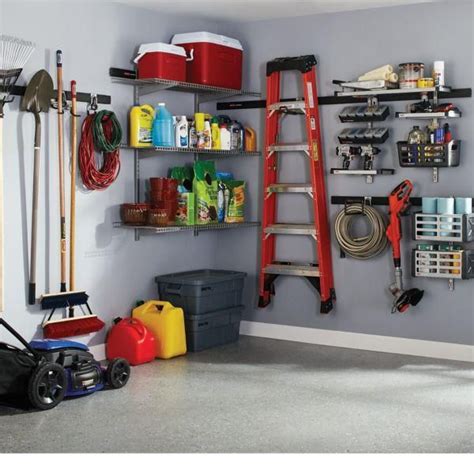 Great rubbermaid storage cabinet for your lovely storage ideas. AmazonSmile: Rubbermaid FastTrack Garage Storage System ...