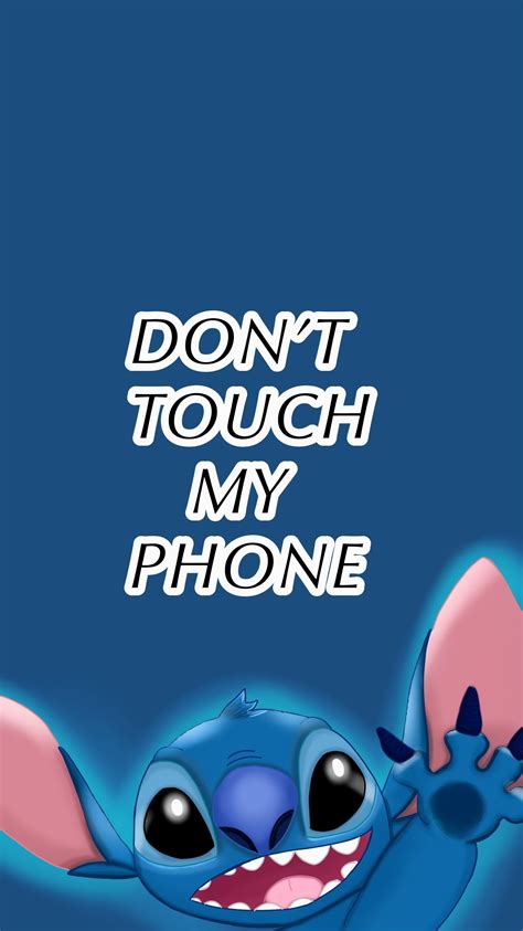 Don T Touch My Phone Stitch Wallpapers Top Nh Ng H Nh Nh P