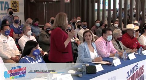 Presentó Maru Campos Frente Anti Morena Chihuahua Noticias