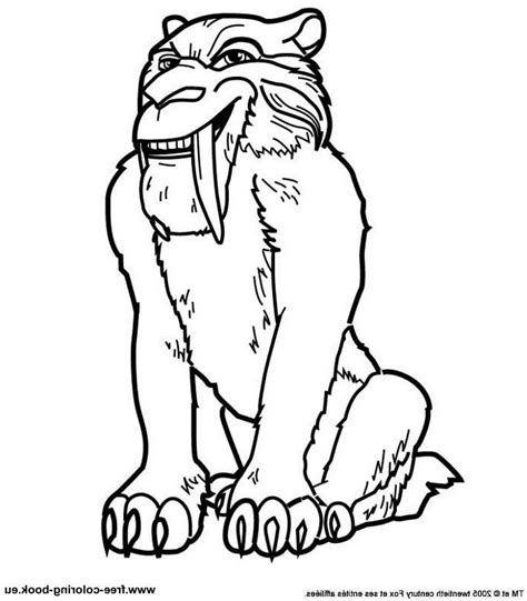 Saber Tooth Tiger Drawing at GetDrawings | Free download