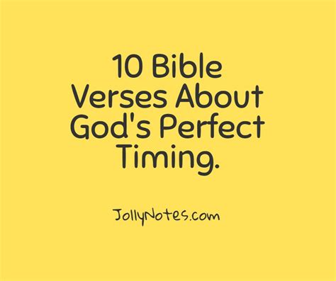 10 Bible Verses About Gods Perfect Timing Daily Bible Verse Blog