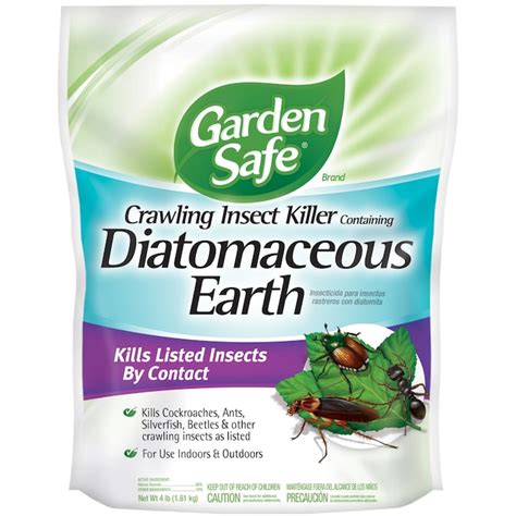Garden Safe Brand Diatomaceous Earth 4 Lb Insect Killer In The Pesticides Department At