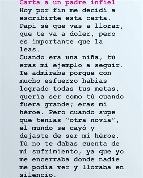 Carta D Un Hijo A Su Padre