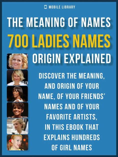 Meaning Of Ladies Names 700 Ladies Names Explained By Mobile Library
