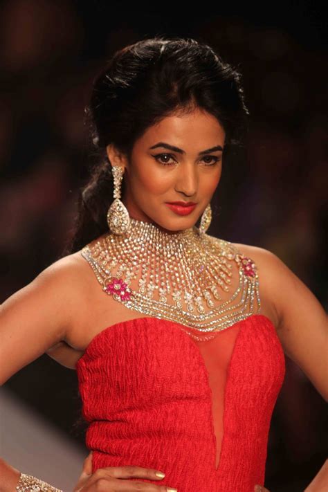 High Quality Bollywood Celebrity Pictures Sonal Chauhan Looks Super Hot In Red Dress At The Day