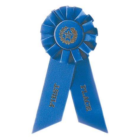 Buy 1st Place Blue Rosette Ribbon Online Exclusive Engravings Llc