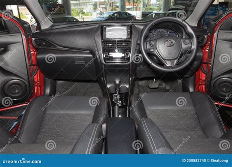 Car Interior Of Toyota Yaris Ativ 2020 In Showroom Editorial Image