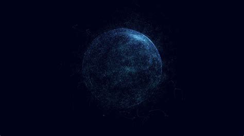 Dark Background With Animated Sphere Motion Background Storyblocks