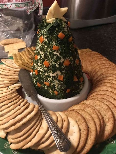 Christmas Tree Cheese Ball Recipe