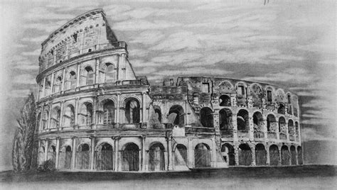 Dibujo Coliseo Romano •arte Amino• Amino