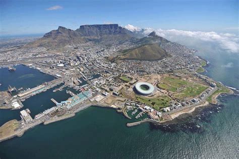 Incredible Aerial View Of Cape Town South Africa Cities In Africa