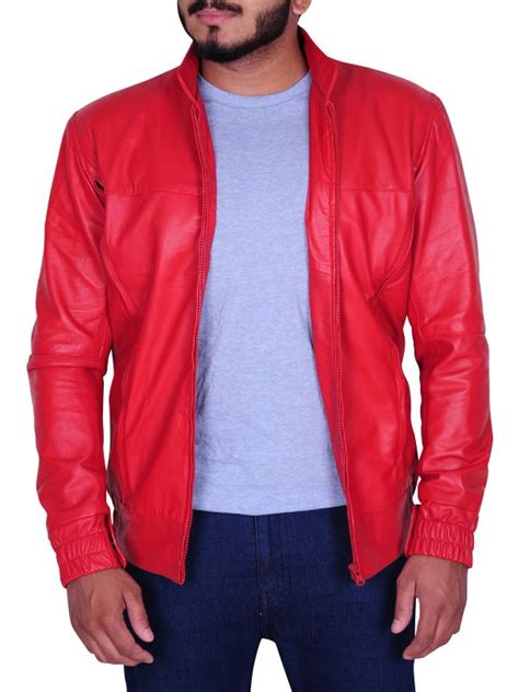 Cool Red Leather Jacket Men S Jacket Mauvetree