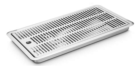 Stainless Steel Drip Tray With Drain 40cm X 20cm