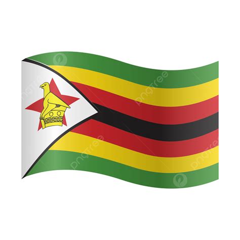 vector realistic illustration of zimbabwe flag zimbabwe flag zimbabwe flag png and vector