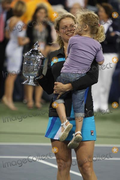 Photos And Pictures Kim Clijsters And Daughter J On Day 13 Of Us Open