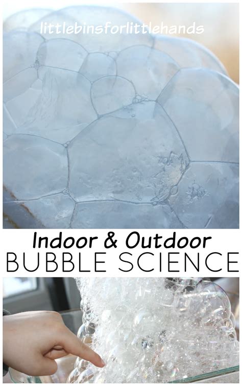 Freezing Bubbles In Winter Little Bins For Little Hands Bubble