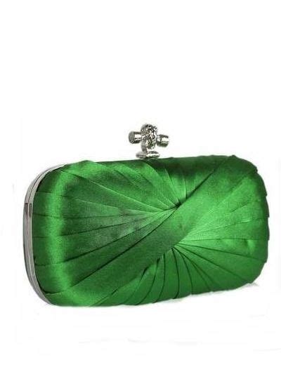 Emerald Green Satin Evening Clutch Bag From Green Clutch Bags Satin