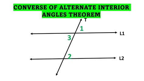 Alternate Interior Angles Theorem Equation Two Birds Home