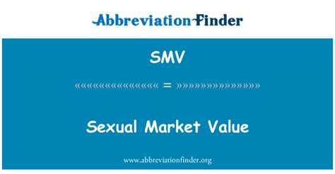 Definição De Smv Valor De Mercado Sexual Sexual Market Value