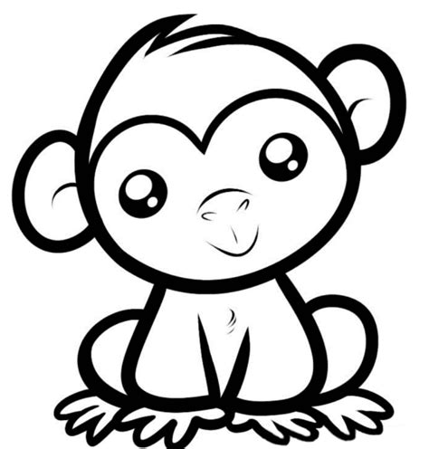 Step By Step Monkey Drawing Easy By Following My Steps You Can Draw