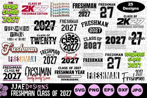 Class Of 2027 Svg Bundle Freshman Svg Bundle High School Etsy