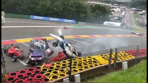 Huge Crash Spa Francorchamps Formula W Series 2021 Full Video With Commentary Youtube
