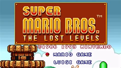 Memorable Soundtracks Super Mario Bros The Lost Levels Title Theme Youtube