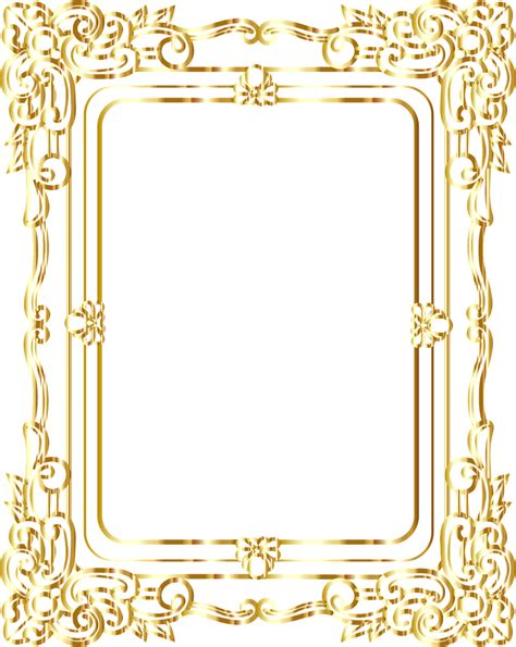 Download Frame Border Gold Royalty Free Vector Graphic Pixabay