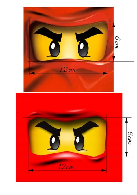 Wydruk Masa Cukrowa Lego Ninjago Oczy Oficjalne