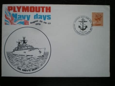 Marriott Naval Cover Plymouth Navy Days Aug 25 27 1979 Ebay
