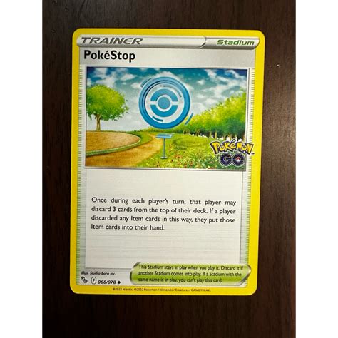 Pokemon Go Pokestop Trainer Card Shopee Philippines